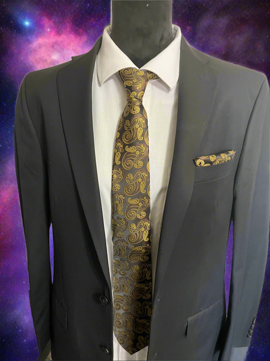 Fashionable Necktie and Pocket Square