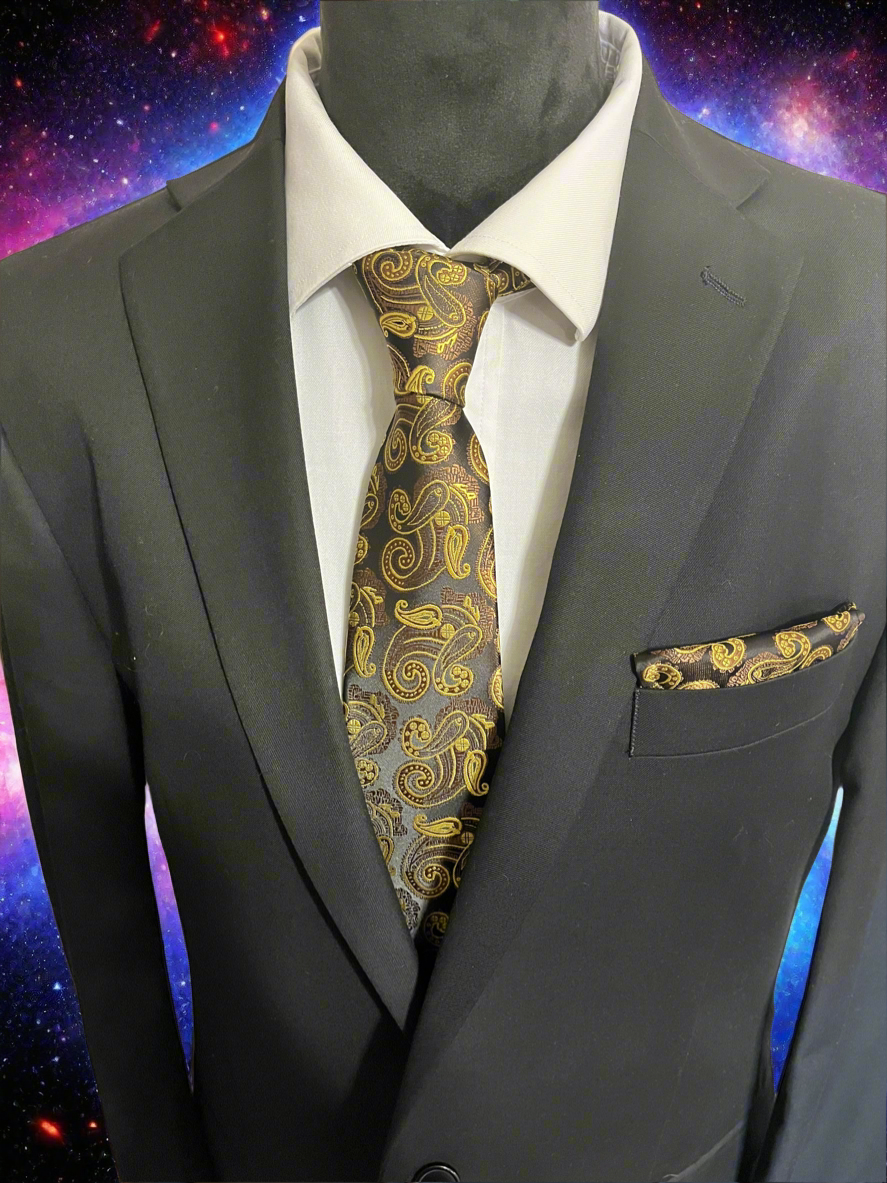 Fashionable Necktie and Pocket Square