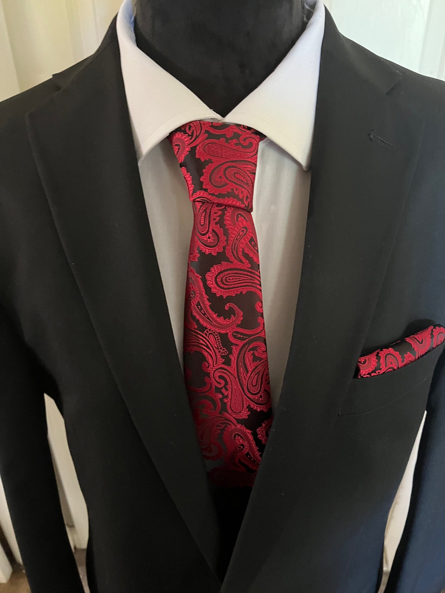 Fashionable Necktie and Pocket Square