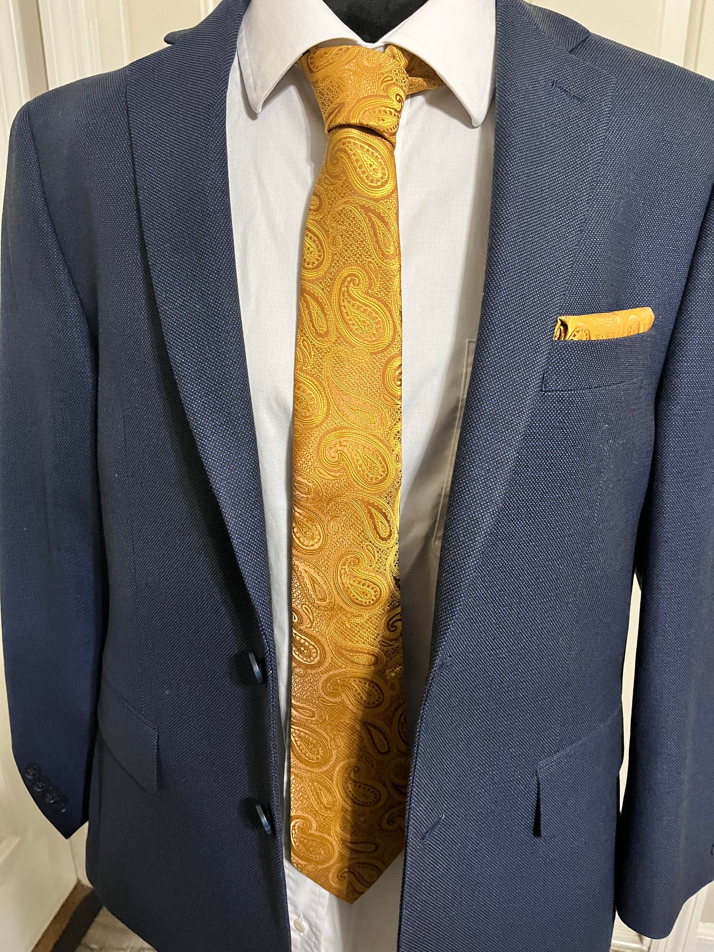Fashionable Necktie and Pocket Square
