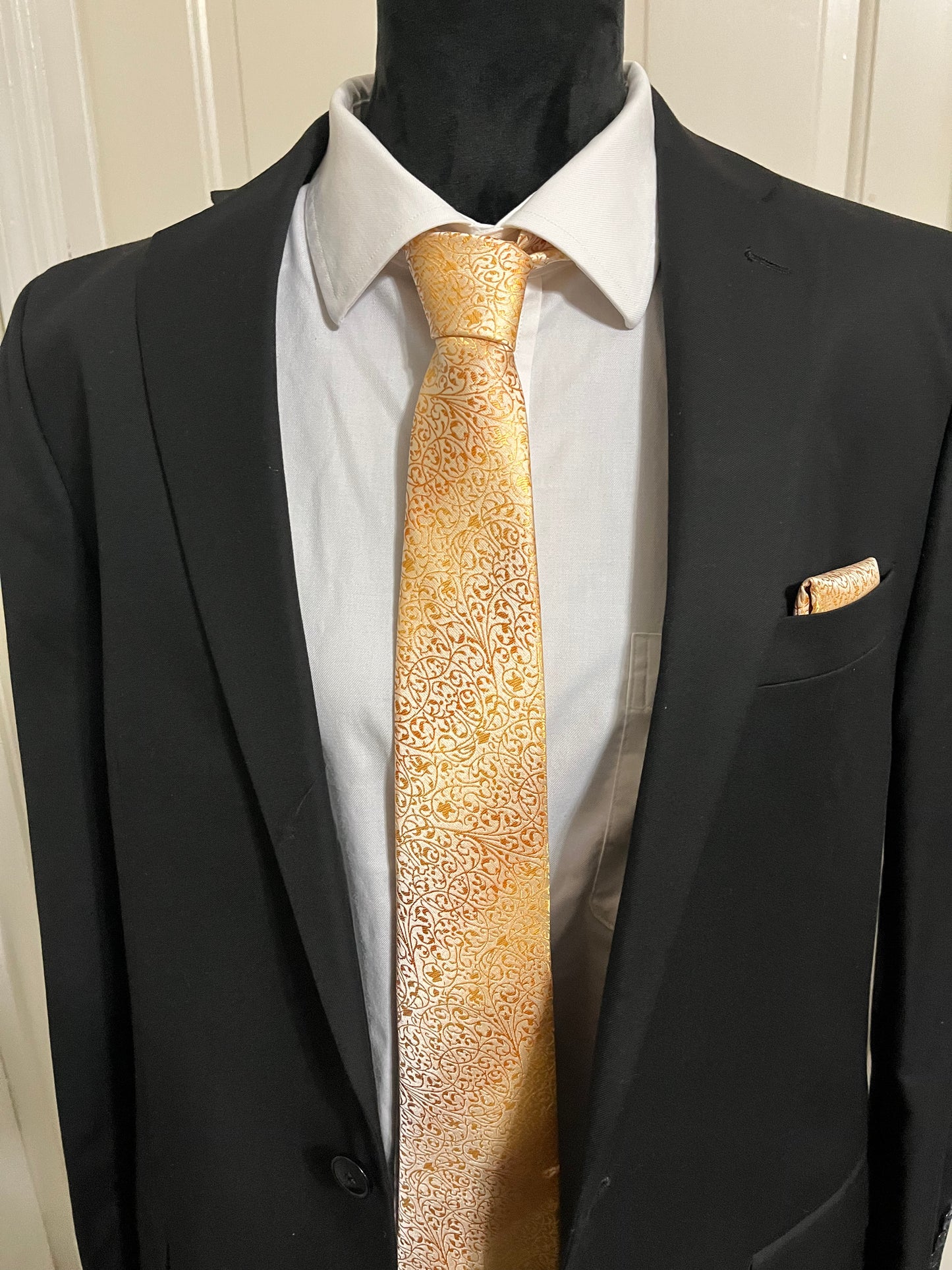 Fashionable Necktie and Pocket Square