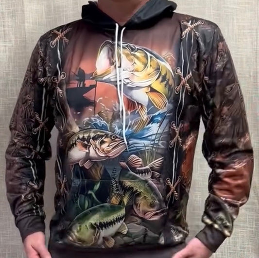Men’s fishing hoodie
