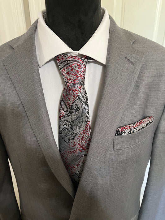 Fashionable Necktie and Pocket Square