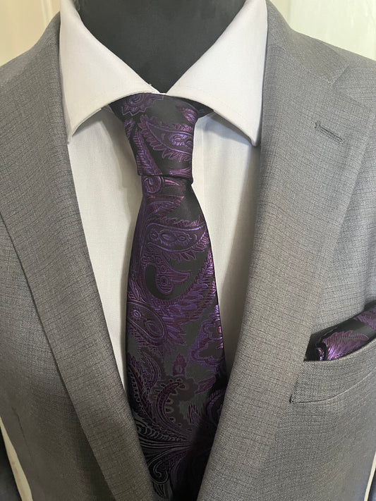 Fashionable Necktie and Pocket Square