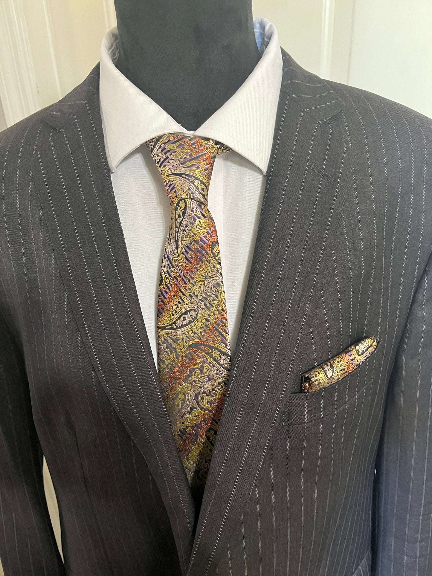 Fashionable Necktie and Pocket Square