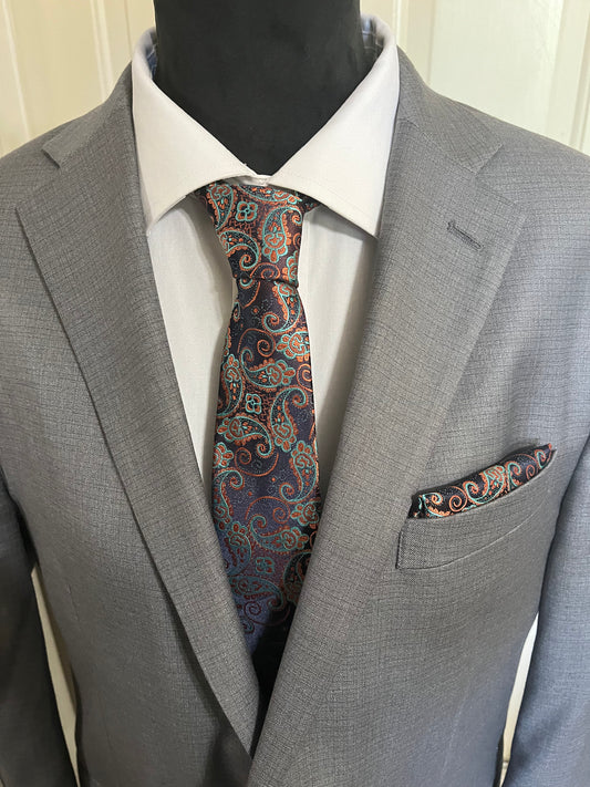 Fashionable Necktie and Pocket Square