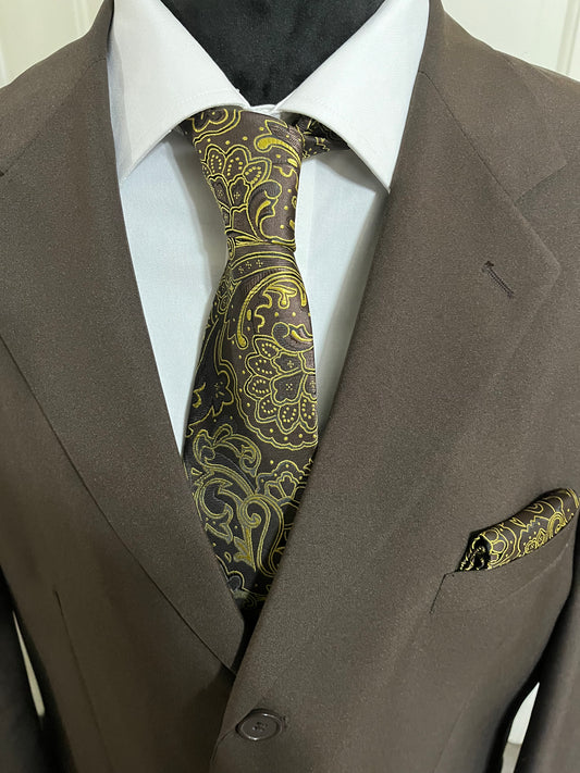 Fashionable Necktie and Pocket Square