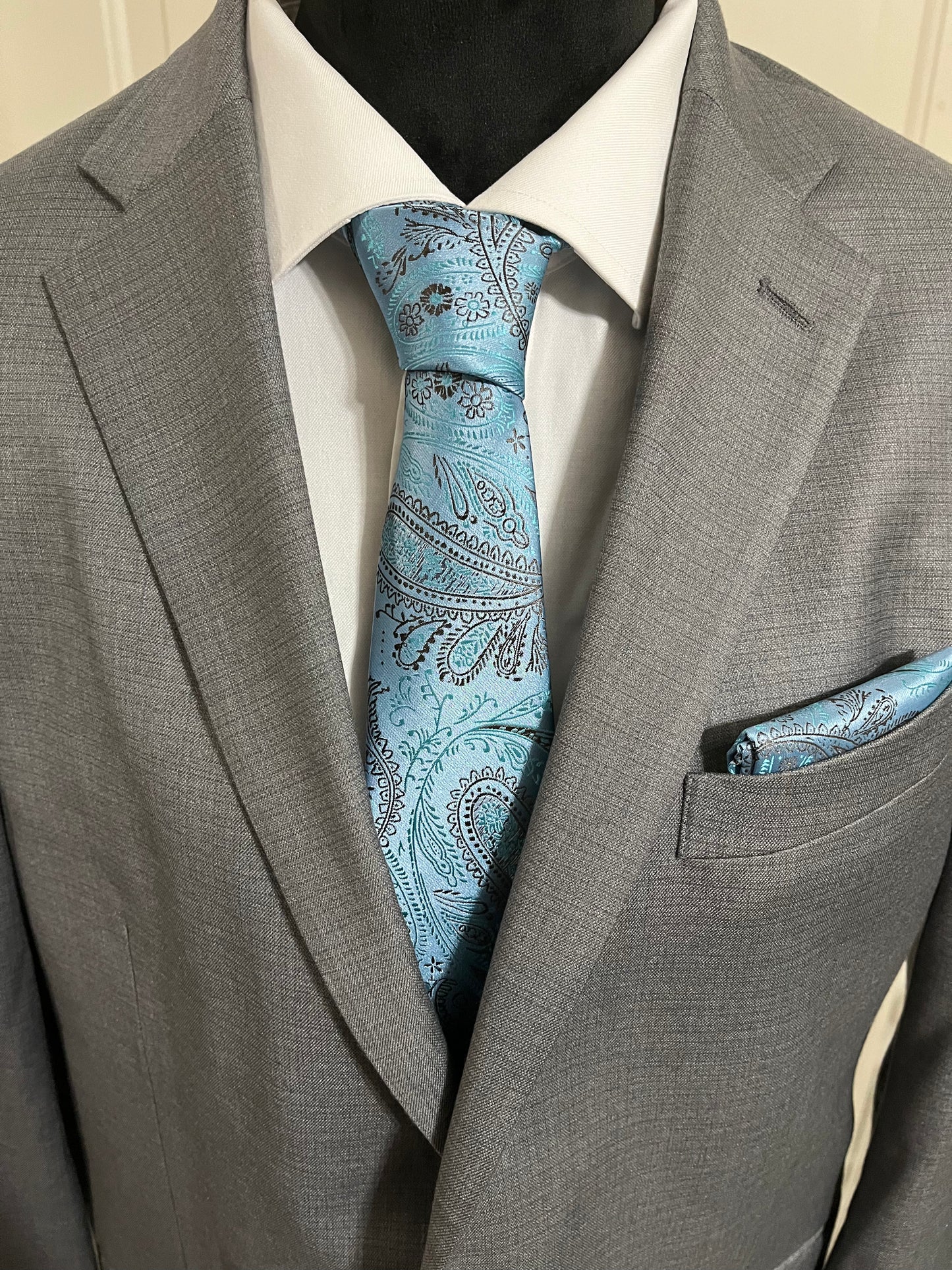 Fashionable Necktie and Pocket Square