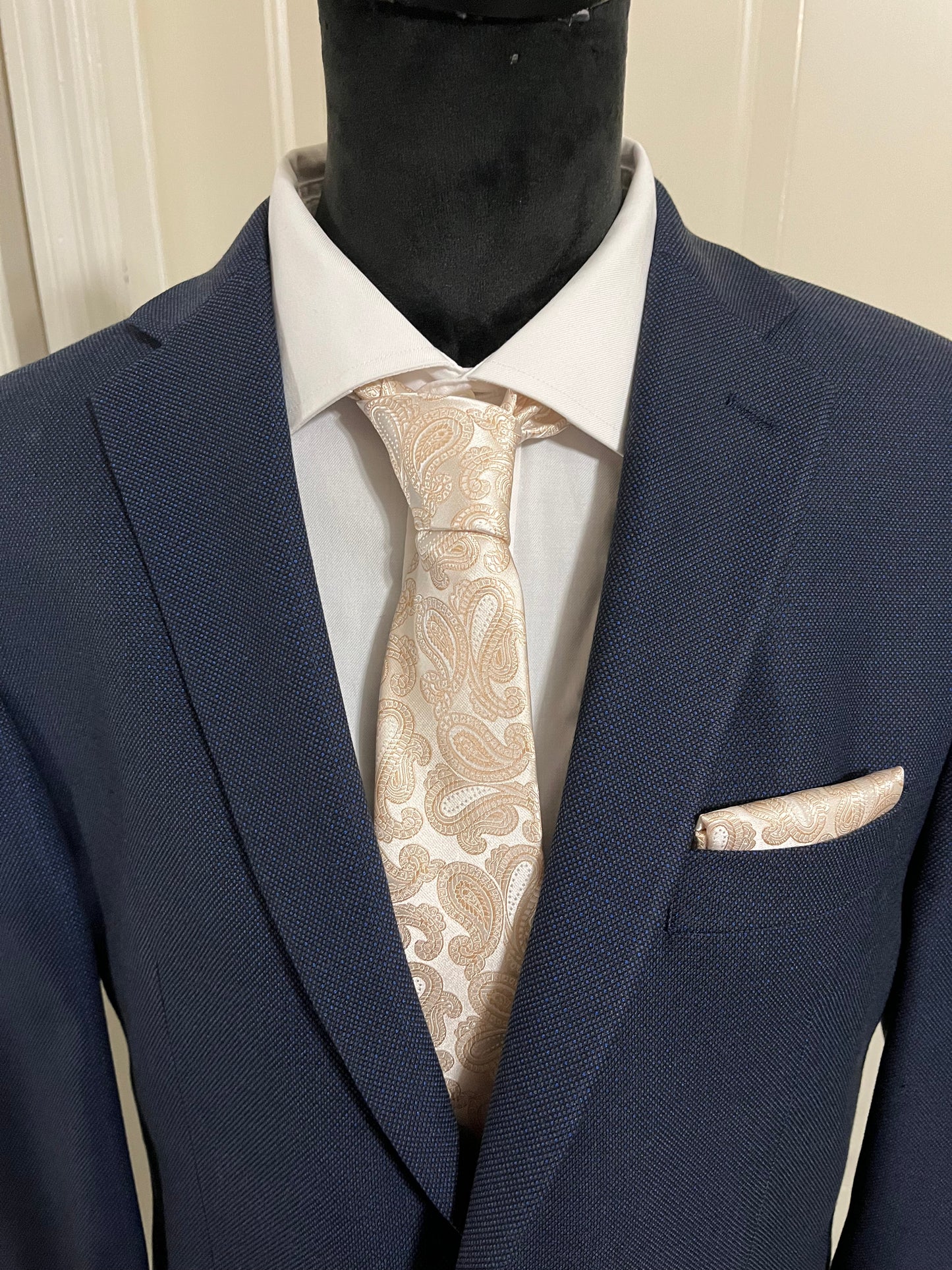 Fashionable Necktie and Pocket Square